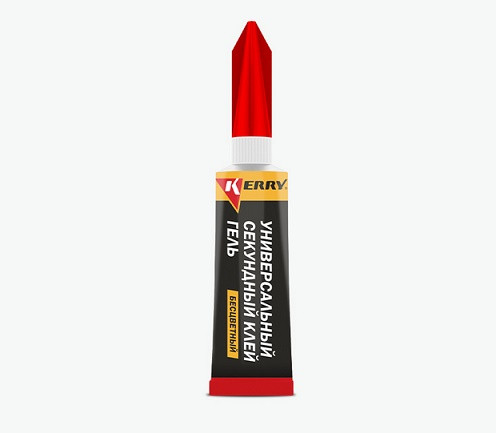 54810       Клей Супер  KERRY Super Glue GEL, 3гр секундный гель универсал <KR-153-2>