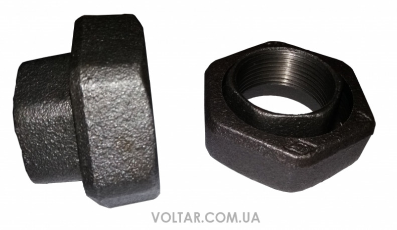 06639 Гайка накидная 1.1/2"х1" чугунная (1шт) для насосов