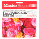 19365      Салфетка Микрофиб. д/уб. 30*30см рисунк.Голланд цветы 1шт 60160 Mr.House