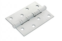 45408   Петля универсальная MORELLI MS 100x70x2.5-4BB W (Белый эмаль) 1шт