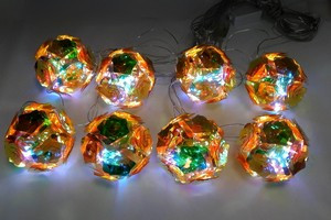 45442   Гирлянда CH  8LED Шар 80мм  SN-57 Тепл.бел/ Чупах.