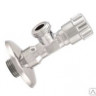 36736    Кран 1/2"х1/2" Н.Р. угловой хром латунный ZEGOR FZ 21 (шаровый)