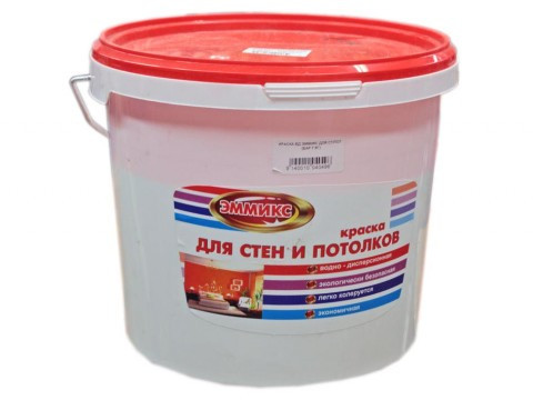 08244 Краска ЭММИКС ИНТЕРЬЕРНАЯ в/д, белая 3,0кг 616708 /704729