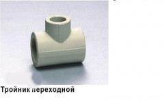 02059   Тройник ПП переход 32*25*32  Lammin Серый 00000117916