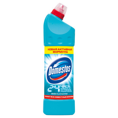 00412      Чист ср-во д/унитаз, сантехн. Domestos  500 мл