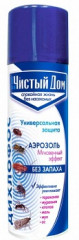 49147   Дихлофос Чистый Дом 150мл (трубочка) Аэрозоль от летающ. полз. насек. без запаха 02-923