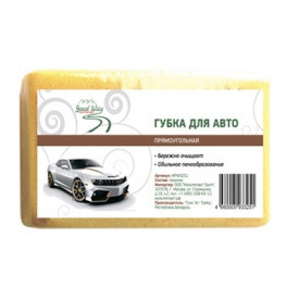20006      Губка д/ авто Good Way Прямоуг.1шт/1885/MPU0694
