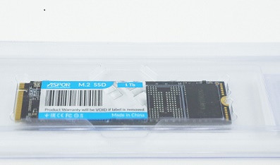 56325   Накопитель SSD М.2 PCL-e 3.0 NVMe 1TB Aspor  (2280 .TLC ,SM2263XT)