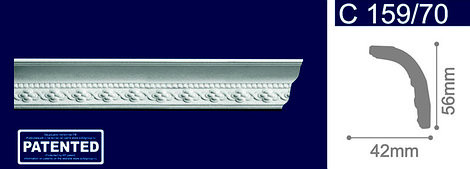 28906  Багет Wikibau WE С159 (56х42мм) 2м, уп-50шт  , шт