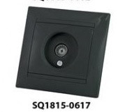 42774      Розетка TDM ЛАМА Графит TV простая (0-2400МГц, мама)  SQ1815-0617