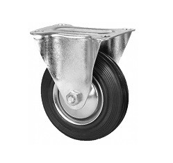 41580      Колесная опора  85 (3,5") неповоротное, резинов. (нагр.60кг) FC-93 <4002085>