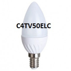 22326      Лампа LED Ecola Свеча Е14 5W 4000K 100х37/ C4TV50ELC <556587>
