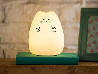 58067       Ночник настольн. Neon-Night  8LED RGB "Котик" силикон, USB с 3 реж. <503-001>