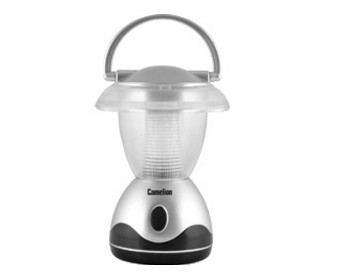 19980      Фонарь Camelion LED 5210-3 кемпинг-3LED 0,3W 3*R6, серебр. пл