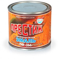 62168   Эмаль ПФ-266 Красно-Коричн. 1,9кг ПРЕСТИЖ <>