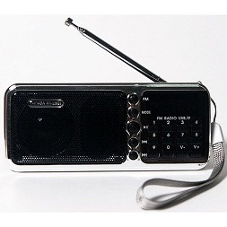 43601 Радиоприемник "Сигнал РП-226, 220V FM-88-108 Мгц,ак. ВL-5C, USB, микроSD диспл ,111х29х63 мм,черный