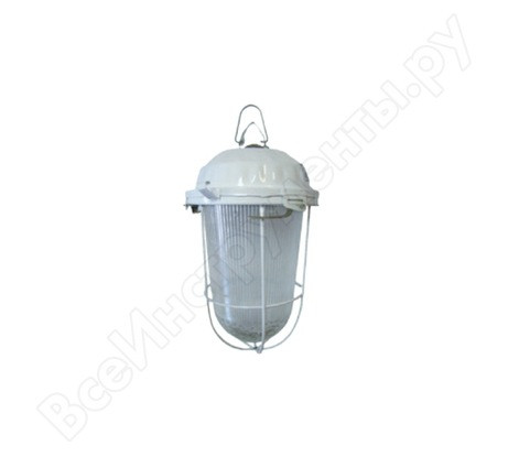 09384      Светильник НСП 02-100-002. 01 У2 100W Е27 IP52 Белый (с/р, сткл, крюк) SQ0310-0010 инд уп