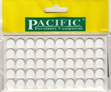36282  Амортизатор круглый PACIFIC 10*2 мм БЕЛЫЙ