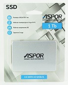 56322 Накопитель SSD 2.5" SATA-3 1ТВ Aspor (TLC ,SM2259XT2 ,R/W 560/490)