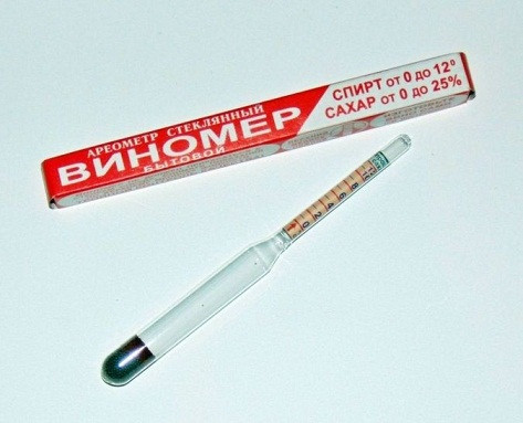 27363      Виномер бытовой 0-12%(18%) 18см   В152