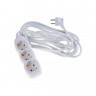 26444   Удлинитель SmartBuy 3гн.  2м c/з 16А 3,5кВт ПВС 3*1,0 белый <SBE-16-3-02-Z>
