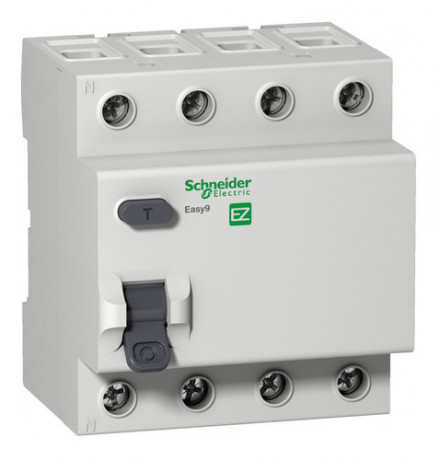 42221      Авт Выключатель Schneider  EASY 9 4П 25A/30мА "АС" УЗО  <EZ9R34425>