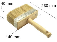 56458      Кисть макловица  40 х140мм натур.щетина, дерев.ручка, дер.корпус 84078/ М-36
