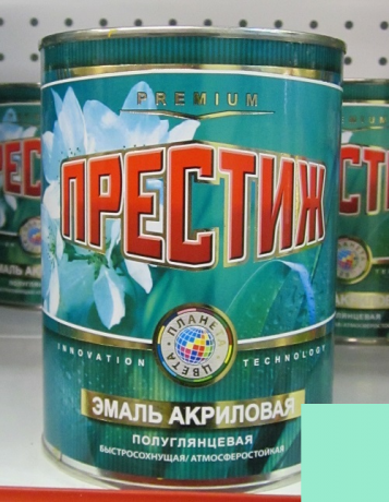 05296      Эмаль ПФ-115 Бирюза 0,9кг /ПРЕСТИЖ 1-01-017-009