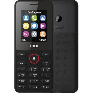 09020 Телефон мобильный INOI 109, черный,2 SIM,1.8" TN,128х160