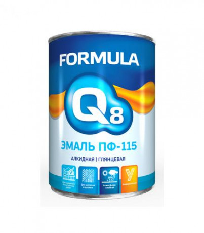 Грунт-эмаль 3в1 FORMULA Q8 Синяя 0,9кг 5-20-010-009