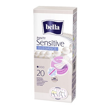 34533       Прокладки ежедневн. BELLA Panty Sensitive Elegance (20шт)