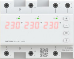 27245   Реле напряжения Welrok D6- 63 RED / на Din-рейку