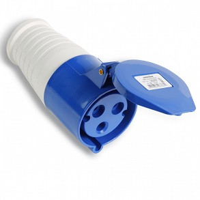 11306   Розетка 213 переносн. 2Р+РЕ+16А 220В IP44 силовая SMARTBUY SBE-16-PS3-220